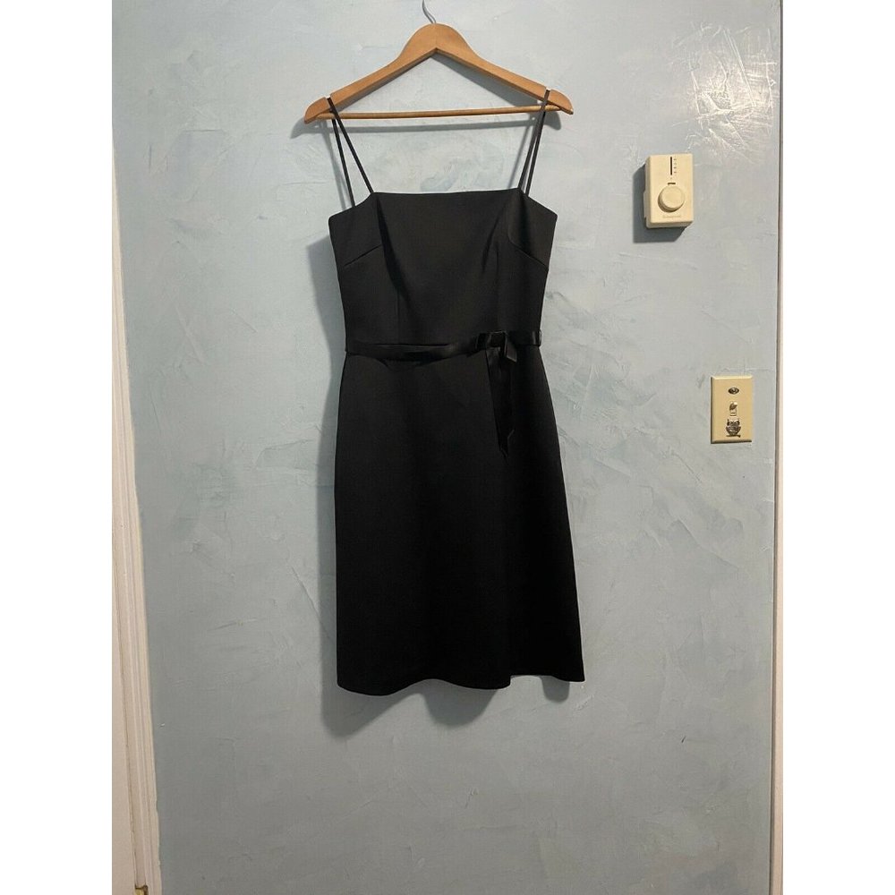 Laundry‎ By Shelli Segal Black Satin dress